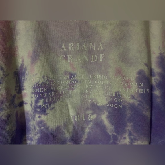 ariana grande god is a woman tiedye crewneck - Picture 3 of 4